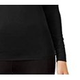 thumbnail image 3 of 32 Degrees Women's Cozy Heat Mock-Neck Top Black Size XX-Large, 3 of 3