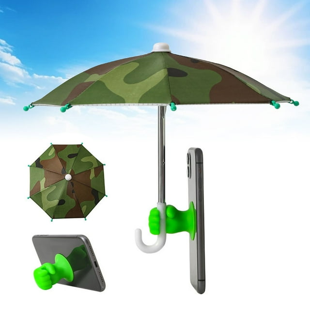 Phone Umbrella Stand Sun Shade Mini Umbrella For Cell Phone With Adjustable Fist Style Suction Cup Universal Glare Sun Visor For Outdoor Complete Couch Cover Pet Proof Sofa Cover Winter Cover Wrap