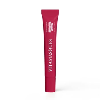 Vitamasques Plump & Repair Tinted Lip Butter Balm - Wild Cherry - Contains Hyaluronic Acid, Sheer Finish - 0.33 fl oz