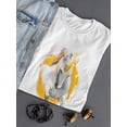 thumbnail image 3 of Attacking Unicorn Yellow Horn T-Shirt Women -Image by Shutterstock, Female Large, 3 of 4