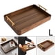 thumbnail image 4 of Bandeja rectangular para servir desayuno, mesa de café, vajilla, bandeja de té L, 4 of 9