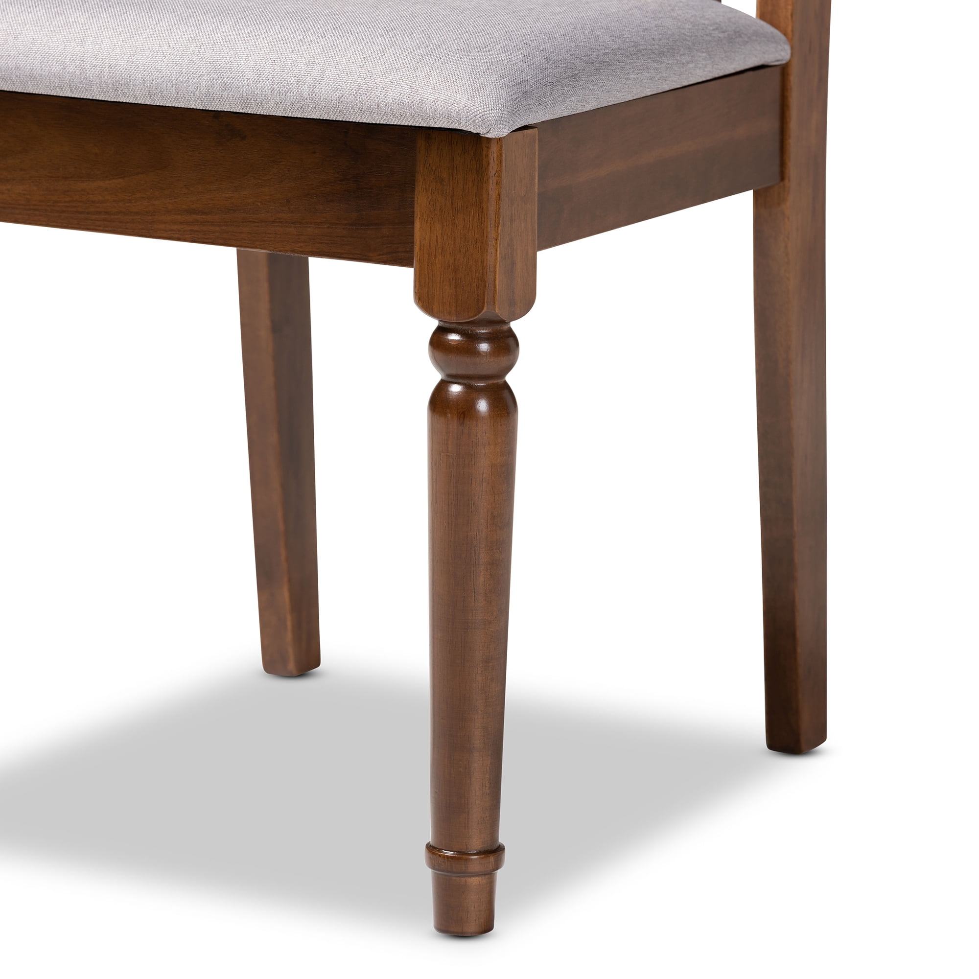 Baxton Studio Callie Modern Dining Set, Walnut