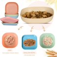 thumbnail image 5 of 8-Piece Cat Food Bowl Set, 6-Inch Wide Shallow Cat Dish for Whisker Relief, Small Flat Pet Feeding Dish or Plate, 5 of 14