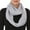 Ash Gray, variant on 100% Merino Wool Infinity Loop Scarf - Midweight