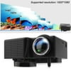 LED Mini Projector, Home Theater Video Projector with AV VGA USB HDMI for Home Cinema Video Game Courtyard Movie Night Support PC Laptop PS3/PS4 Xbox Wii Projector - Black