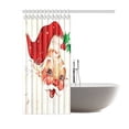 thumbnail image 2 of ARTJIA Santa Claus Bathroom Waterproof Fabric Shower Curtain 60x72 inches, 2 of 2