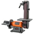 thumbnail image 1 of KFFKFF 6" Disc Sander & 2" x 42" Belt Sander, 420W Professional Bench Belt Disc Sanders Combo with Multiple Angle Adjustments, 1 of 9