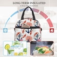 thumbnail image 4 of Disketp Koi Fish And Corals Lonchera Térmica para Mujer y Hombre, Bolsa de Almuerzo Reutilizable e Impermeable para Trabajo, Viajes y Picnic, 4 of 7