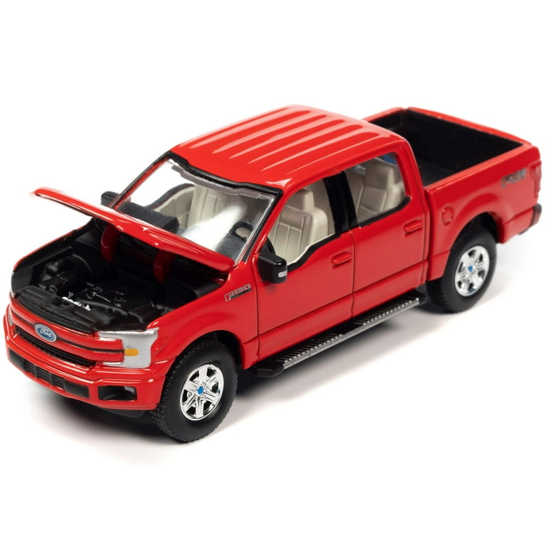 2018 Ford F-150 Pickup Truck Red and 1984 Dodge Caravan Minivan