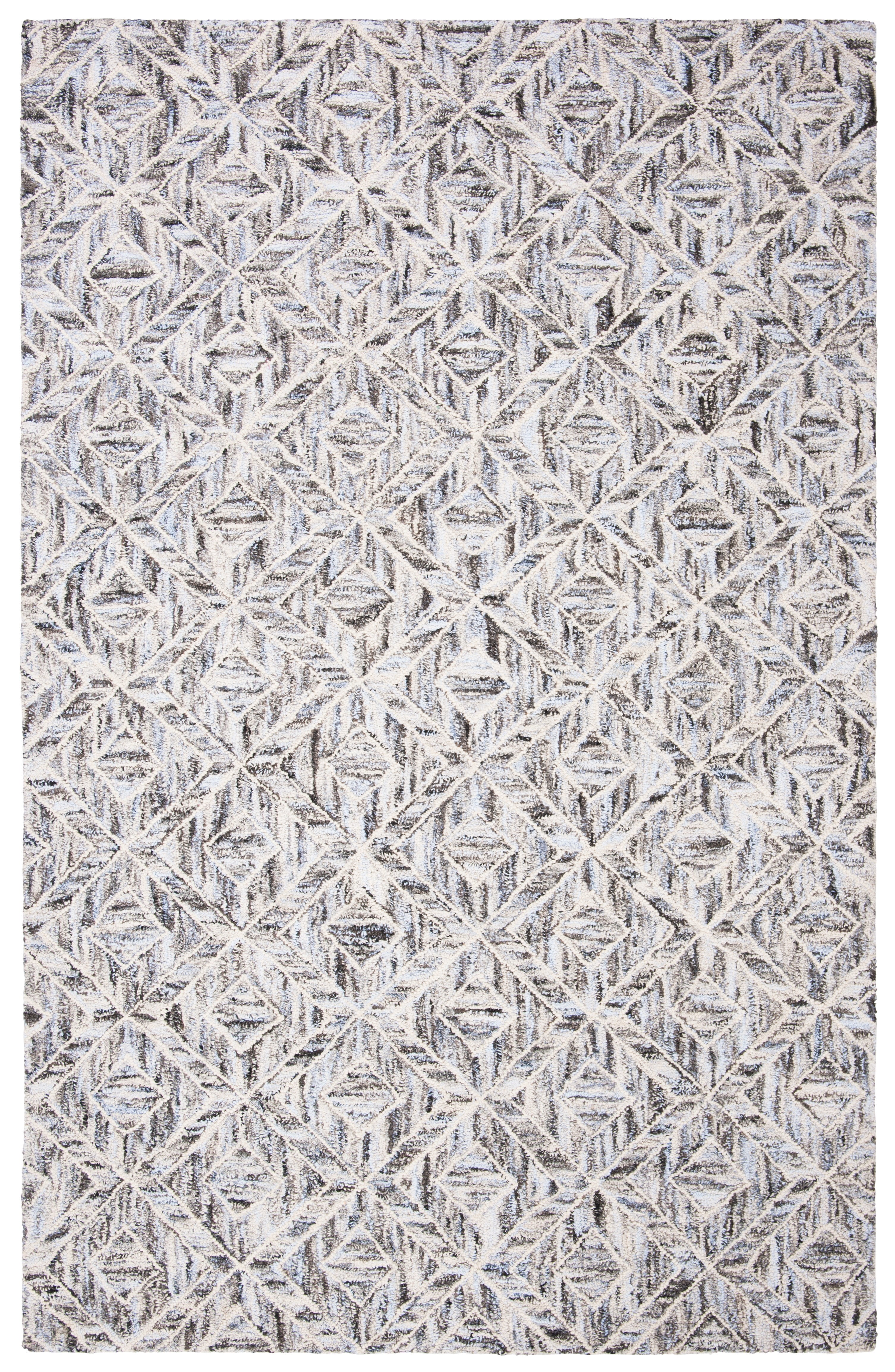 SAFAVIEH Abstract Quincy Geometric Area Rug, Gray/Beige, 8' x 10'