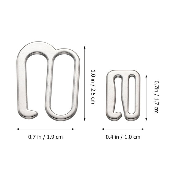 WORGEOUS  50 Pcs Bra Strap Holder Clips Belt Buckles Fixer Adjustable