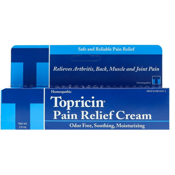 Topricin Pain Relief and Healing Cream 2 oz - Walmart.com - Walmart.com