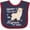 Navy and Red, variant on Inktastic Grammy's You Say Alpaca My Bags Boys or Girls Baby Bib