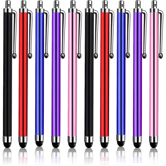 10 Pack Stylus Pens for Touch Screens iPad iPhone Tablets Samsung Galaxy All Universal Touch Screen Devices