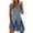 Navy, variant on IROINNID Women's Sundress Fashion Casual Sexy Dresses Summer Sleeveless Pullover Dress Prints Drop Waist Dress