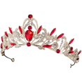 thumbnail image 3 of an elegant and refined product description for your **Rhinestone Crown Headdress**:\n\n \n\n**Elegant Rhinestone Crown Headdress for Brides – Vintage, 3 of 4