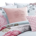 thumbnail image 3 of Benjara King Size 7 Piece Fabric Comforter Set with Floral Prints- Multicolor, 3 of 7
