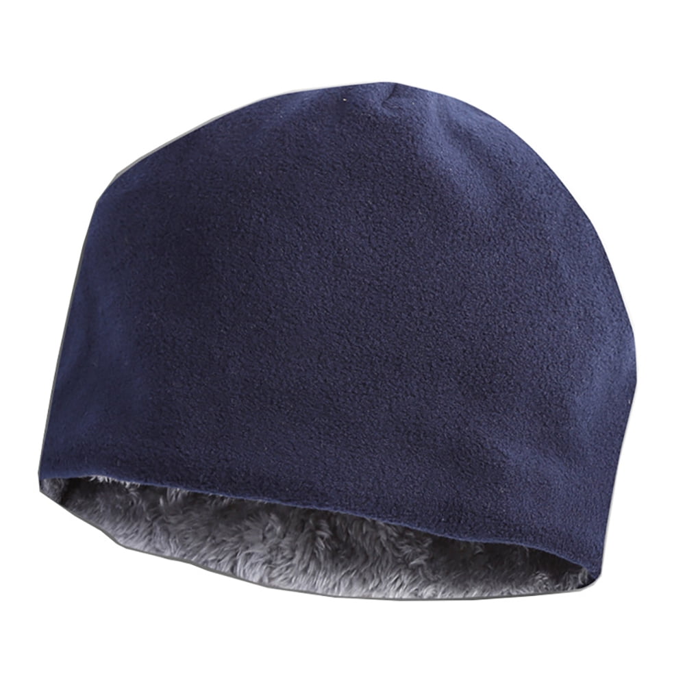Opromo Tactical Microfleece Watch Cap Windproof Fleece Beanie Military Skull CapNavy Blue