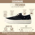 thumbnail image 3 of Cushionaire Freshman Womens Sneakers, Lightweight Casual Fashion Shoes for Women with Memory Foam, Wide Widths Available, 3 of 14