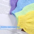 thumbnail image 1 of KALLORY 4Pares Guantes De Ducha Para Exfoliar Y Limpiar Con Muñequera Elástica, 1 of 6