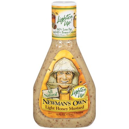 Newman's Own: Light Honey Mustard Dressing, 16 Oz