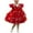 Red New1, variant on qolati Baby Girl Tulles Dress Toddler Flower Girl Dress Floral Embroidery Formal Princess Birthday Party Dresses Summer Tutus Sundress