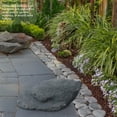 thumbnail image 2 of Gardenised Fake Garden Rock Cover Decorative Natural Texture Faux Stone  for Outdoor Landscaping Ideal for Hiding Irrigation Valves Water Pumps Pipes Electrical Boxes & Cables in Yard or Lawn, Crown, 2 of 8