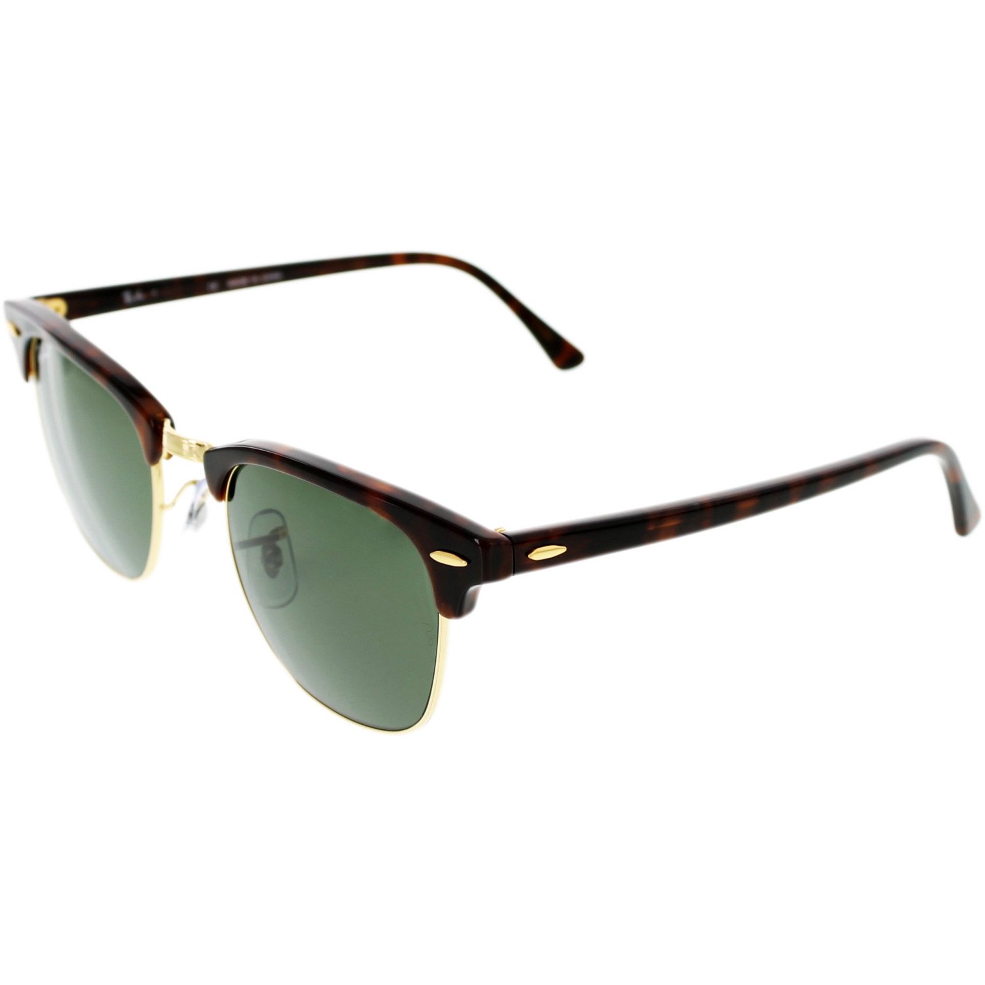 Ray Ban Men S Clubmaster Rb3016 W0366 49 Black Round Sunglasses Walmart Canada
