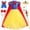 A, variant on Princess Snow Dress for Girls Costume Dress Up Birthday Party Cosplay Kids