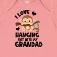 thumbnail image 4 of Inktastic Monkey I Love Hanging out with My Grandad Boys or Girls Baby Bodysuit, 4 of 5