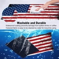 thumbnail image 3 of Large Gaming Mouse Pad, Grunge USA Flag Desk Mat with Seamed Edges, Big XXL Waterproof Desk Pad, Non-Slip Rubber Base, 31.5x15.7 Inch Keyboard Pad Computer Mousepad, 3 of 6