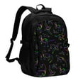thumbnail image 1 of Vsdgher Dinosaur Print Travel Laptop Backpack, Laptops Backpack with USB Charging Port, Water Resistant Computer Bag Gift for Men & Women, 1 of 7
