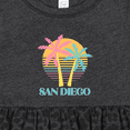 thumbnail image 4 of Inktastic San Diego California Beach Vacation Girls Baby Dress, 4 of 5