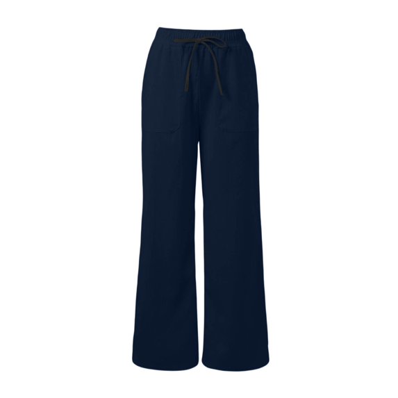 WERYOUNG Casual Loose Wide Leg Pants For Women Lightweight Long Trousers With Pockets Everyday Comfort Palazzo Pants For Women Trendy Bottom M