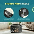 thumbnail image 4 of 4 Panel/6 Panel Plastic Pet Playpen With Lockable Door And Non-Slip Bottom,24Inch Puppy Playpen Suitable For Small To Medium Pets,Portable Indoor Outdoor Puppy Pen,Lightweight Combination Dog Fence, 4 of 6