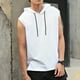 thumbnail image 5 of Camiseta sin mangas con capucha y ajuste informal para hacer ejercicio en el gimnasio, 5 of 6