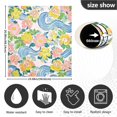 thumbnail image 5 of Yayeee Magnetic Dishwasher Cover for The Front Decoration Home Kitchen Machine Sticker Protector, Blue Floral Wave, 5 of 6