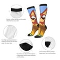 thumbnail image 3 of Masiiu Bluey Print Adult Crew socks, Comfortable Novelty Colorful Patterned, Breathable, Stylish Colorblock for Men Women, 3 of 6