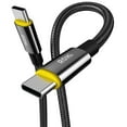 thumbnail image 1 of USB C to USB C Cable, AOHI Nylon USB C Fast Charging Cable 6ft, 100W Type C Cable for Samsung Galaxy Z/S21/Ultra/S21, MacBook Pro/Air, iPad Pro/Air, Pixel 4/3 XL, Switch and More, 1 of 7