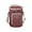 Wine, variant on Round Three Layer Insulated Bucket Lunch 6.4L Duty Aluminum Foil EPE Foam Waterproof Diagonal Sling Picnic Cooler Bag