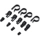 thumbnail image 2 of Estrela 200 Piezas Bridas para Cables de Nylon-R, Clips P Abrazaderas de Fijación de Tubos de Plástico de Nylon, Bridas para Conductos, Cables, Conductos y Conductos? 5/6/9/12/19/28 mm (negro), 2 of 5