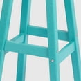 thumbnail image 7 of WestinTrends 29" HDPE Outdoor Patio Square Backless Bar Stool, Turquoise, 7 of 7