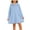 Light Blue, variant on XYAIYT Long Sleeve Dresses for Girls Solid Color Long Sleeve Knee Length Dress Comfy Lightweight Kids Clothes