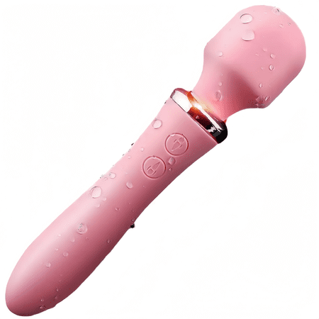 Rulwuck wired powerful handheld with 10 pulse settings, a full body personal massager for exercise recovery, muscle soreness, and body pain,pink