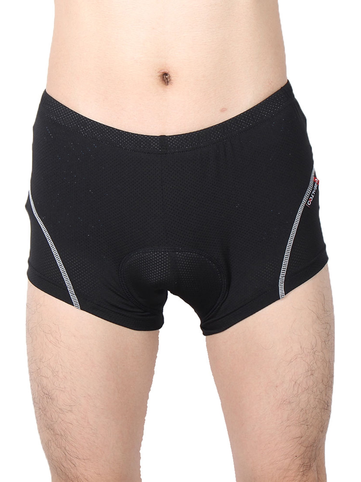 REALTOO Authorized Men Polyester Bike Underwear Cycling Shorts by Unique-Bargains