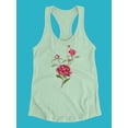 thumbnail image 3 of Flower Portrait Racerback Tank Women -Image by Shutterstock, Female Medium, 3 of 4