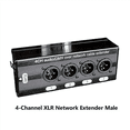 thumbnail image 4 of 3Pc 4-Channel 3-Pin XLR Audio and over Network Cable Extender, DMX512 Network Signal Extender , Male, 4 of 4