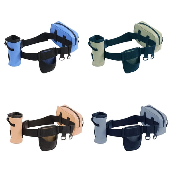 Heavy-Duty Fishing Rod Belt with Removable Padded Belly Pad, Waterproof Pouch & Drink Holder – Adjustable Waist Support for Saltwater, Surf & Big Game Anglers