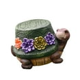 thumbnail image 3 of koolsoo Resin Turtle Shape Stool Garden Ornament Easy Maintenance Handmade Versatile, 3 of 9