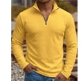 thumbnail image 3 of Gamivast Men's Quarter Zip Shirts Long Sleeve Textured Knit Pullover Slim Fit Mock Neck Casual Sweatshirt Breathable Soft Athletic Golf Tops Fall, 3 of 6